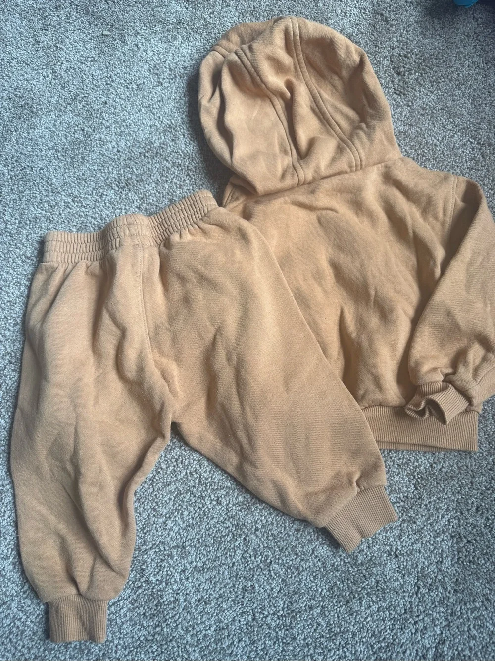 Nike Kids Tan Jogger set- Cozy Cotton Blend